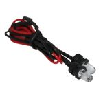 Eclairage de plaque LED UNIVERSELLE 1 BLEU PLASTIQUE A CLIPSER DIAM 5mm PAIRE