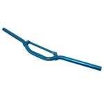 Guidon SCOOT STREET ALU BLEU L625MM BARRE RENFORT H40MM SOUS