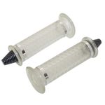  SCOOTER - 50 A BOITE CONE TRANSPARENT - CARBONE CLOSED END PAIRE Lenkergriffe