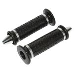 Poignées de guidon SCOOT CONE - CHROME CLOSED END PAIRE