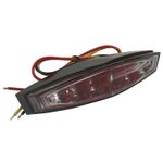 Feux arrière FEU UNIVERSEL A LEDS TRIANGLE TRANSPARENT - STOP 6 ROUGES HOMOLOGUE CE