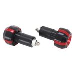 Guidon EMBOUT ROLLER - ROUGE DIAM 17 mm PAIRE