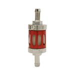  ZYLINDRISCHE LOCHUNG ALU Ø 8mm ROT Benzinfilter