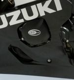  Motorgehäusedeckelschutz Schwarz GSX-R600 (2 Stück) Schutz Motor