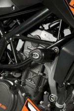  Aero-Crash-Protektoren Schwarz Schutz Motor