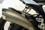 Kit suppression repose pieds Patte de fixation de silencieux noir