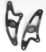Kit suppression repose pieds Patte de fixation de silencieux noir