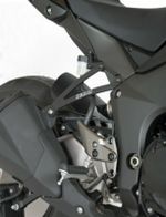 Kit suppression repose pieds Patte de fixation de silencieux noir
