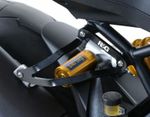 Kit suppression repose pieds Patte de fixation de silencieux noir