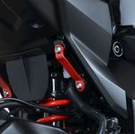 Kit suppression repose pieds Caches orifices rouge