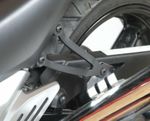 Kit suppression repose pieds Patte de fixation de silencieux noir