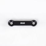Kit suppression repose pieds Cache orifice gauche noir