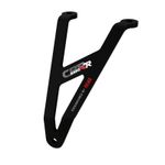 Kit suppression repose pieds Patte de fixation de silencieux noir