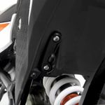 Kit suppression repose pieds Cache orifice arrière noir - KTM390 Adventure