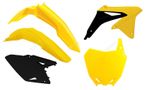  plasticset oorspronkelijke kleur (2017) geel/zwart Kunststof kit