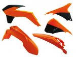 Kit plastiques couleur origine (2014) orange/noir