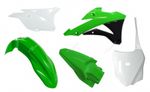 Kit plastiques couleur origine vert/blanc
