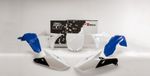 Kit plastiques couleur origine Bleu/blanc