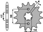  PBR Standard Stahlritzel vorne 270 - 420 Ritzel für den Ausgang des Getriebes