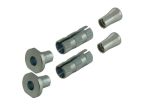  Perforer afstandsstykker 14 - 15mm sølv Styrbøsninger kit