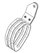  Halsband Kraag demper