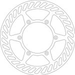 Tarcza hamulcowa Okrągła 5133