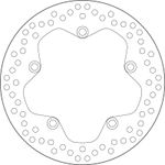 Disque de frein Rond 5356