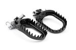  Punk Fußraste Stahl schwarz Fußstützen