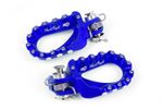 Repose-pieds Hard Rock Enduro aluminium blue