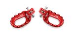 Repose-pieds Curve aluminium rouge
