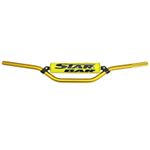Guidon MOTO CROSS MX - ENDURO ALU 2014 T6 DIAM 22,2mm L800mm H86mm OR RENFORT - MOUSSE JAUNE