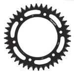 Cour Alu RAL - 990 40 - BLK - Sort 40 tænder Kronhjul