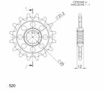  13 tænder Udgange gearhjul