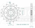  PSB CST - 1186 17 50 - 29051 17S - 17 tænder Udgange gearhjul