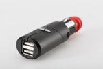  Double USB port with socket High-Tech charger