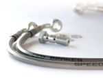  SPEEDBRAKES Aviation Edelstahl/Silber Anschluss Bremsleitungssatz