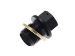 Bouchon de vidange aluminium noir M19x1,5x14