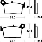  sintermetall - MA498 Bremsbeläge