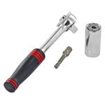 Chave de catraca PORTE EMBOUT UNIVERSELLE DIAM 7 A 19 mm BLISTER 3 PIECES