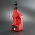  TUFF JUG bidon met Ripper G3 dop - Rood - 2,5G/10 L Jerrykan