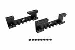 Support valises fixation murales VARIO - Noir