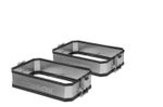 Valise Extension pour valise d'origine - Volume BOOSTER (la paire) - Argent