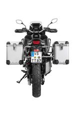  ZEGA Pro 38/45 - Grauer Halter inklusive - Grau eloxiert Seitenkoffer