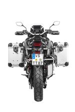  ZEGA Evo X mit Versatz 38/38 - Graue Halterung inklusive - Grau eloxiert Seitenkoffer