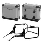 Valise Kit complet ZEGA Pro 31/31 - Support noir inclus - Anodisé gris
