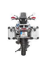  Komplettset ZEGA Evo 31/38 - Graue Halterung inklusive - Grau eloxiert Seitenkoffer