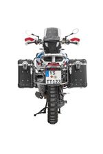  Komplettset ZEGA Evo 31/38 - Graue Halterung inklusive - Schwarz eloxiert Seitenkoffer