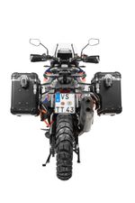  ZEGA Evo X Met offset 38/38 - Inclusieve zwarte steun - Zwart geanodiseerd Zijkoffer