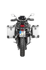  ZEGA Pro 31/38 - Schwarze Halterung inklusive - Grau eloxiert Seitenkoffer
