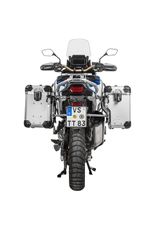  ZEGA Evo X mit Offset 38/38 - Graue Halterung inklusive - Grau anodisiert Seitenkoffer